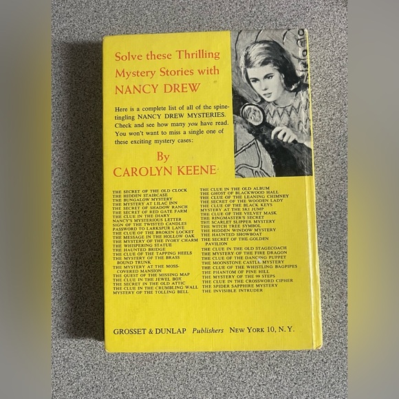 Nancy Drew The Secret Of The Old Clock Hardcover Book - Picture 3 of 9